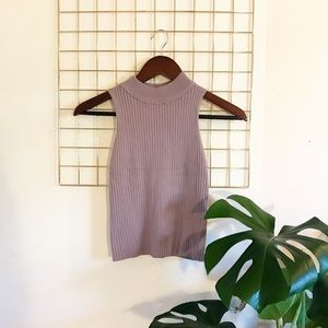 Liliac High Neckline Crop Top